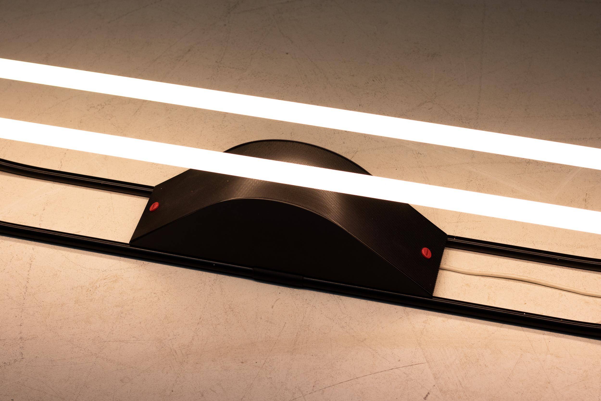 Floor lamp or fluorescent wall light from the 1980s by Gian Nicola Gigante for Zerbetto.