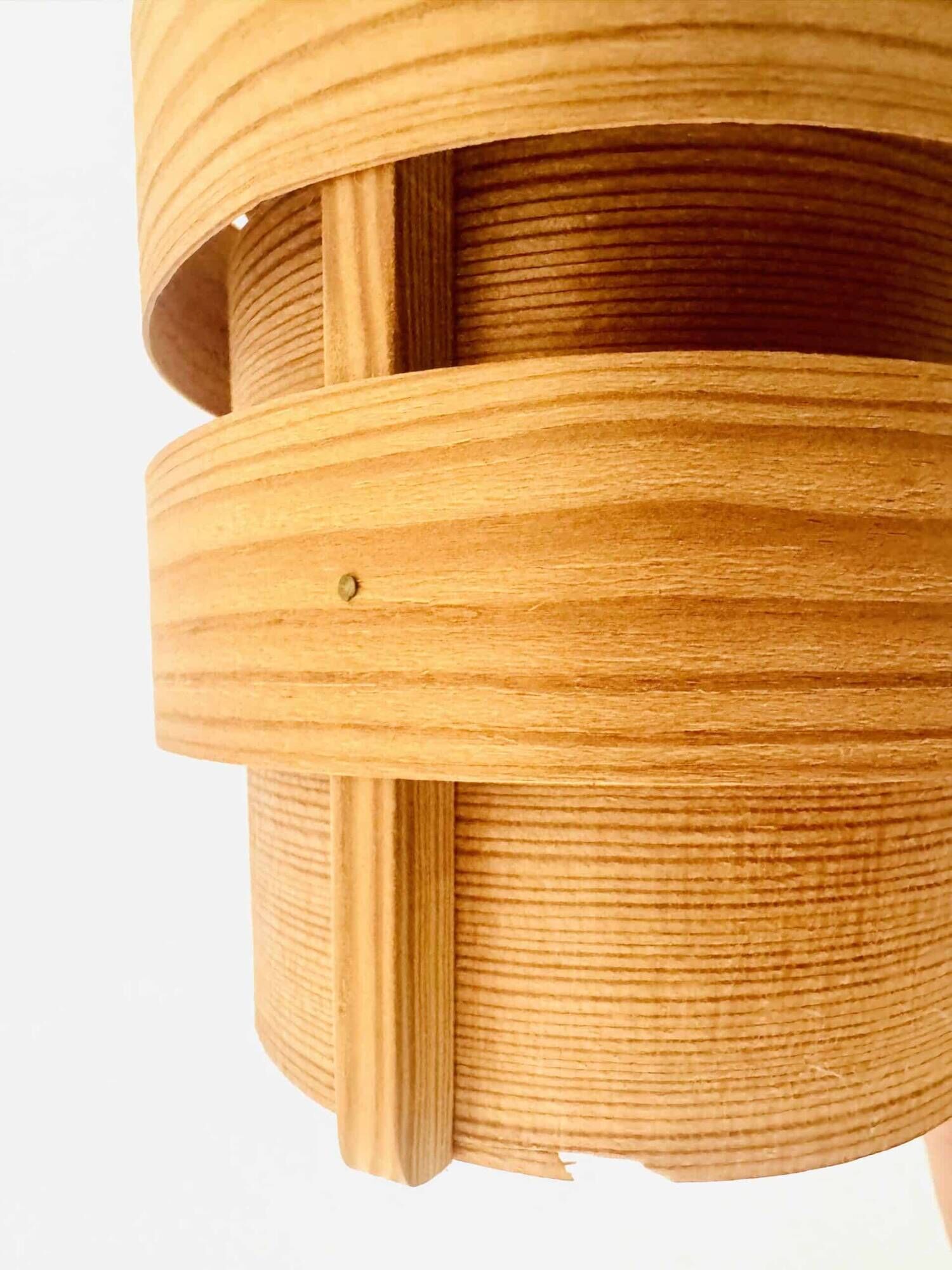 Set Of Curved Pine Veneer Wall Lamps By Hans-Agne Jakobsson For Markaryd, Sweden 1960S