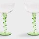 Spiral champagne glass