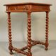 Small Louis XIII Style Table with Turned Legs
