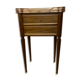 Old rag maker Louis XVI style marble side table early twentieth century