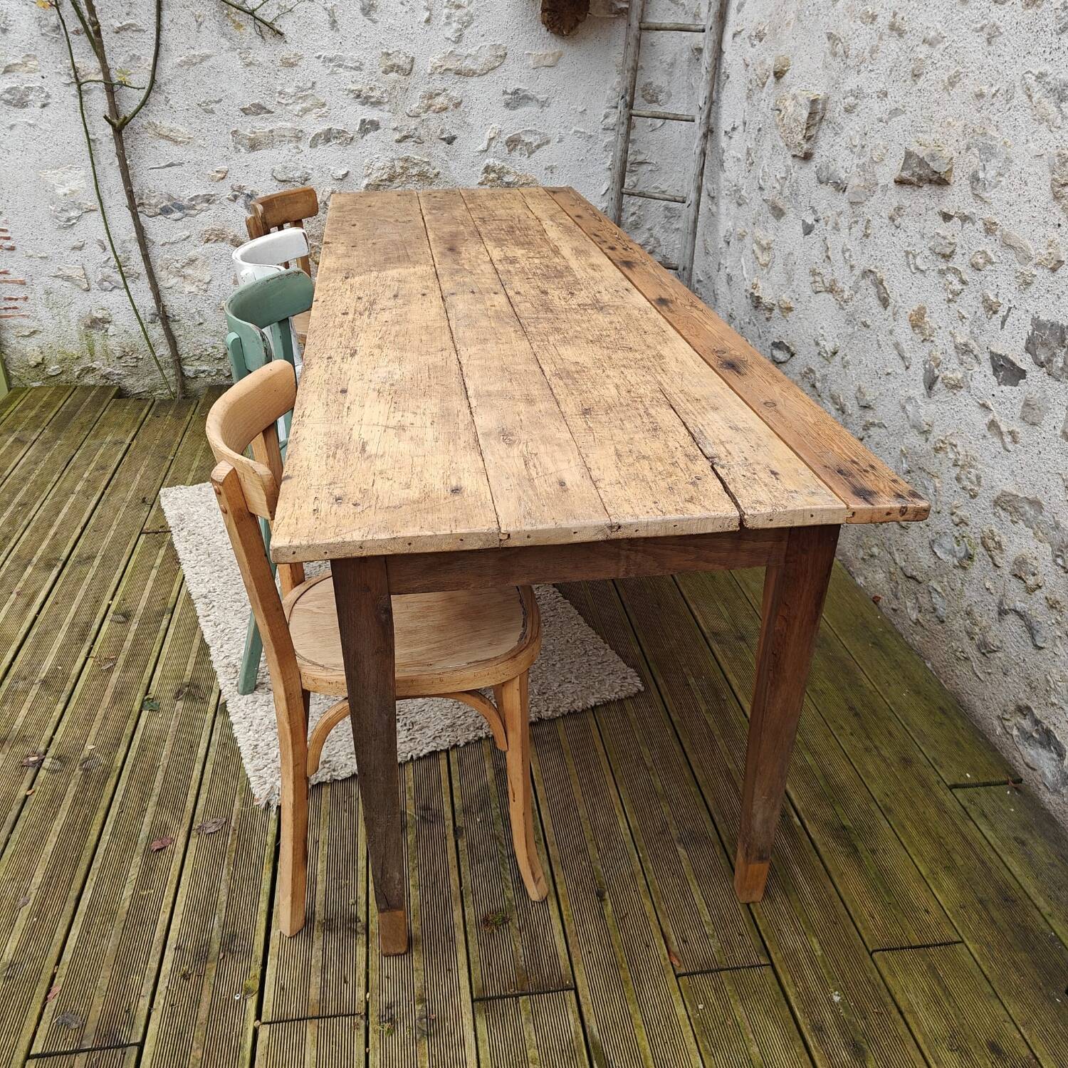 Old farm table