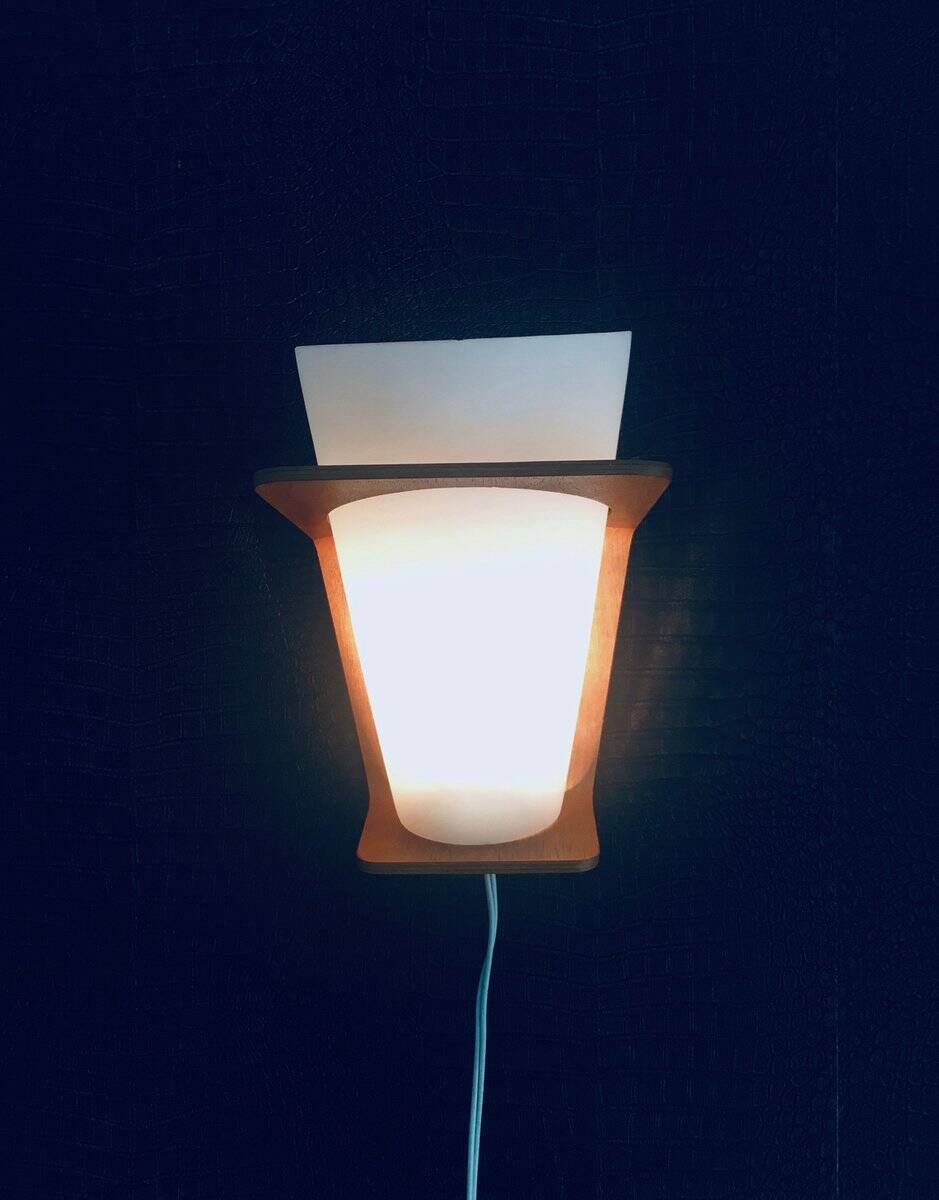 MCM Wall Lamp Nx 41 by Louis Kalff for Philips, Holland. 1960s