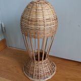 Marotte head with wicker rattan hat Africa Senegal