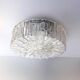 Old ceiling light / wall light - molded glass - 1970