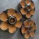 Sarreguemines majolica oyster plates