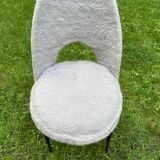 "barrel" chair with compass legs from the 60s