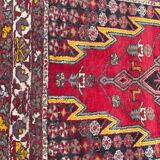 Ancient Persian Mazlaghan carpet 135x208 cm