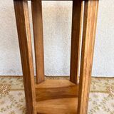 Art Deco walnut side table or serving trolley, side table
