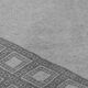 Tapis gris ethnique fait main  152x200cm