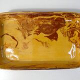 signed mixed earth ceramic tray with marbled effect