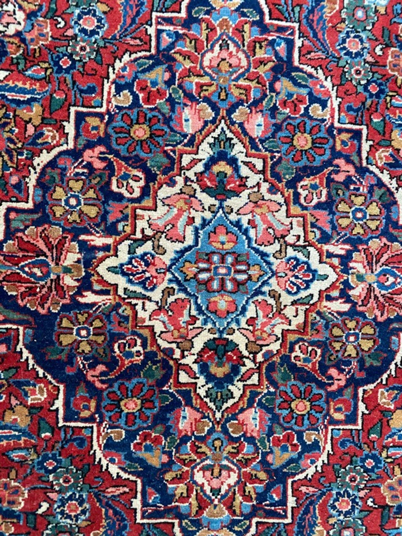 Tapis ancien Kashan Iran 135X198 CM