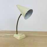 50s metal casserole lamp