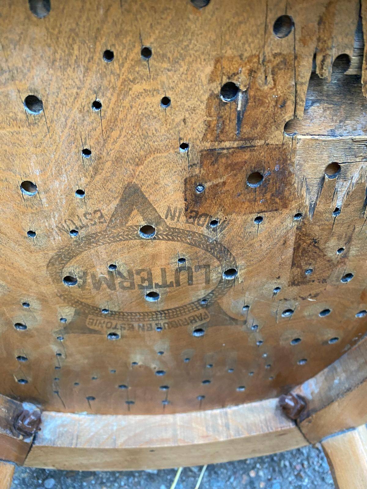 Chaise de bistrot Luterma Estonie 1960