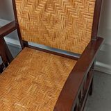 Pair of colonial style armchairs