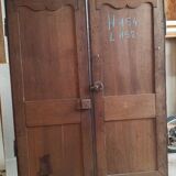 Paire de portes d armoire