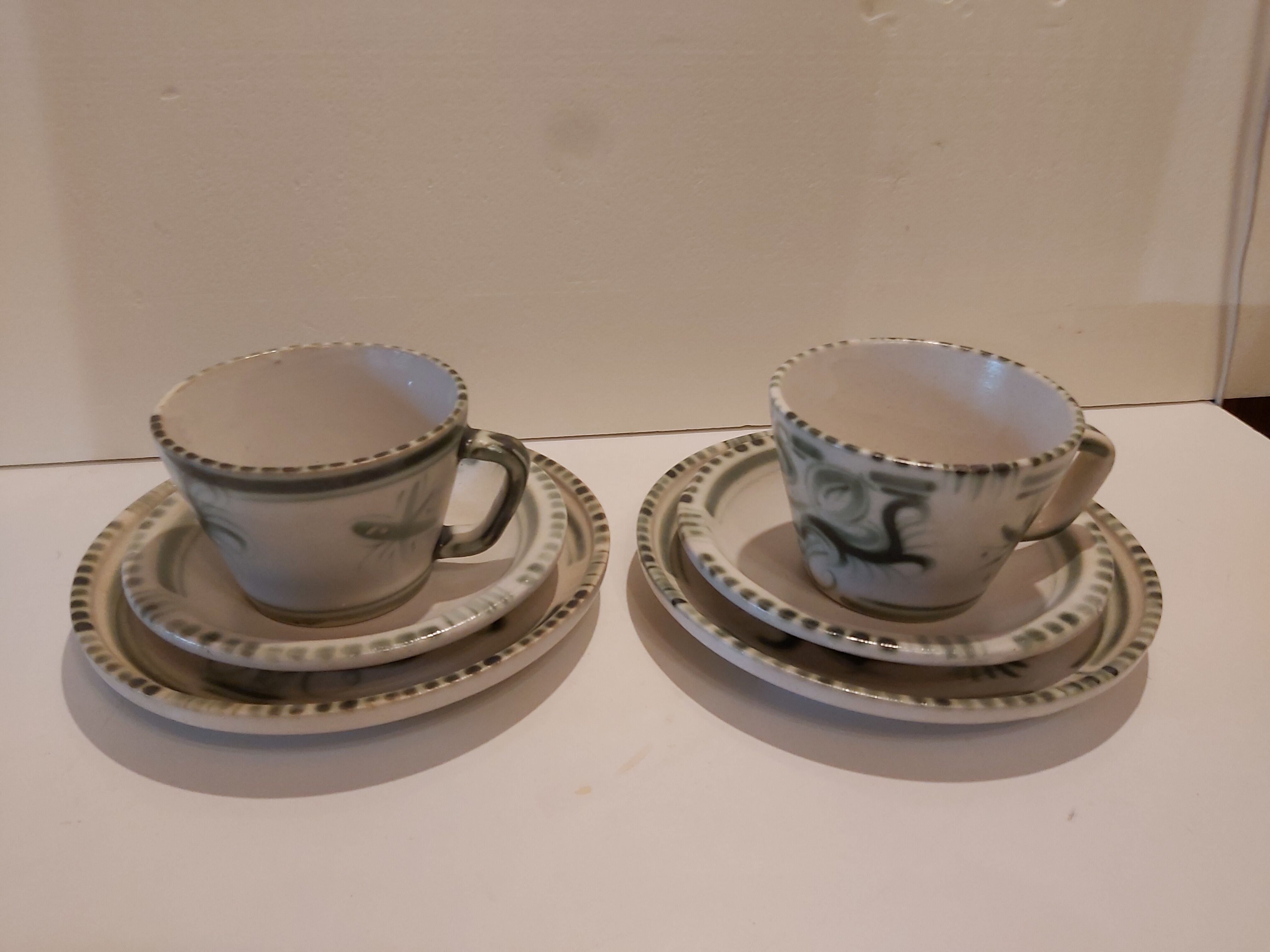 Duo cups cake plates Kéraluc Quimper