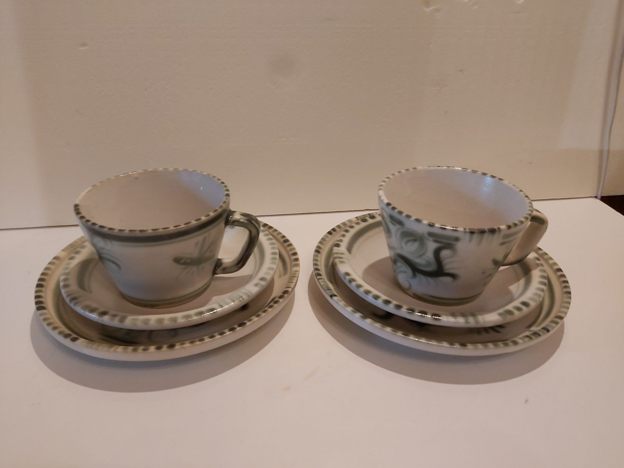 Duo tasses assiettes à gâteaux Kéraluc Quimper