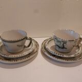 Duo tasses assiettes à gâteaux Kéraluc Quimper