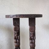 Pair of African stools
