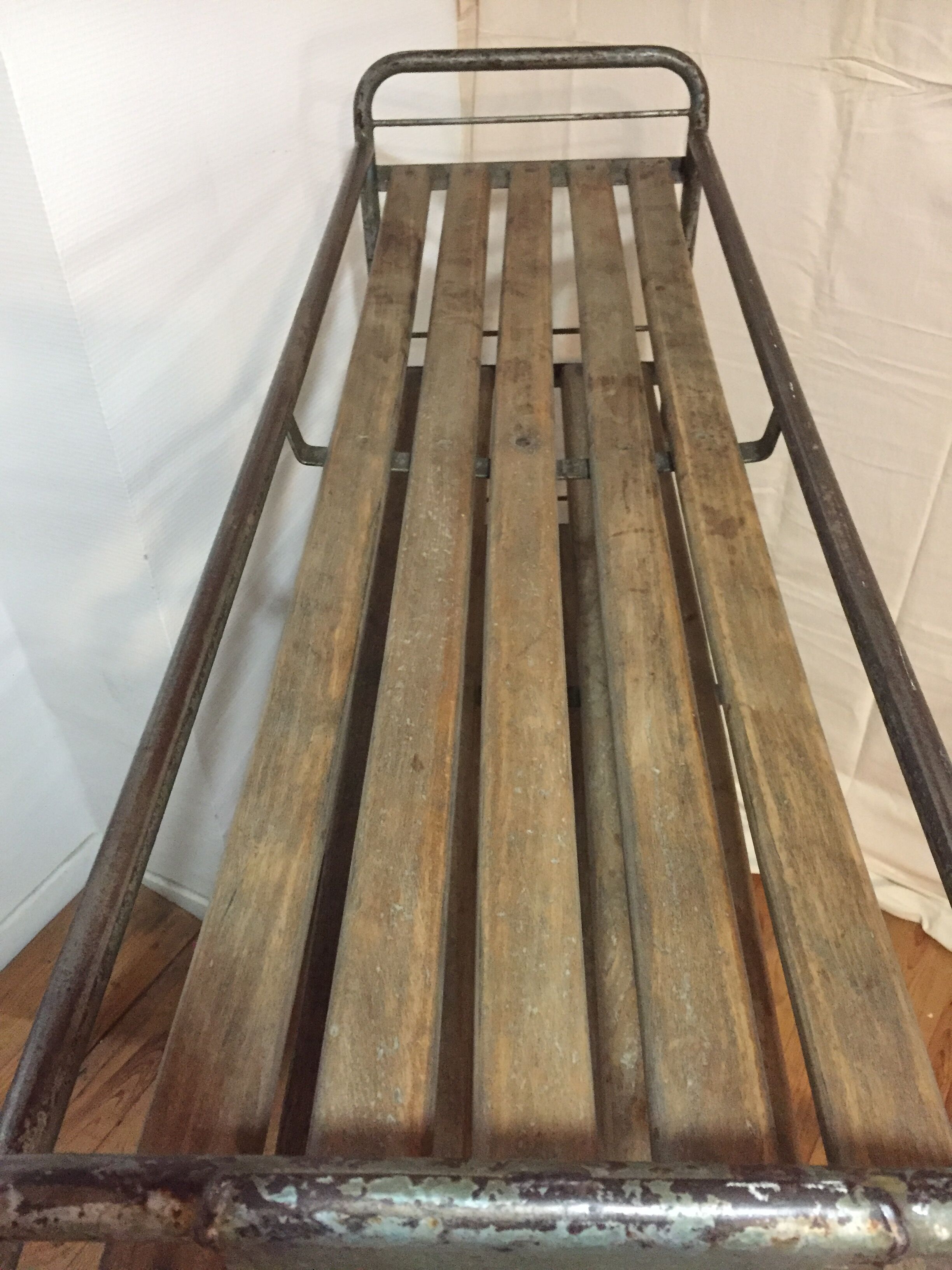 Industrial shelves on wheels