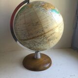 World map 1950s Girard and Barrere