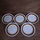 5 Assiettes plate Moulin des Loups "St Trop"