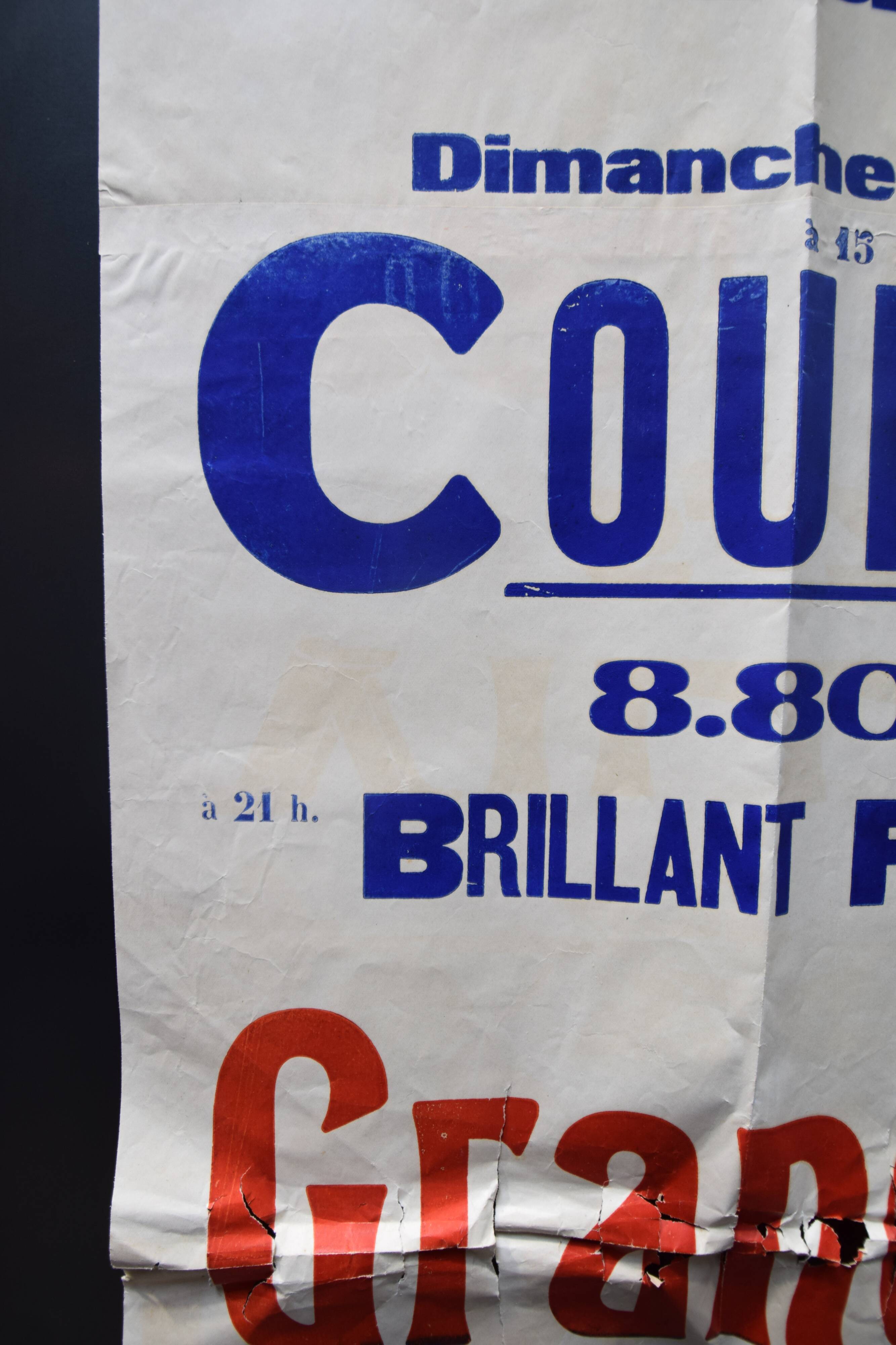 Poster "Feasts of St. Peter" - City of Grignols - 1935