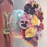 Painted painting on wood