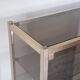 Window glass and brass vintage