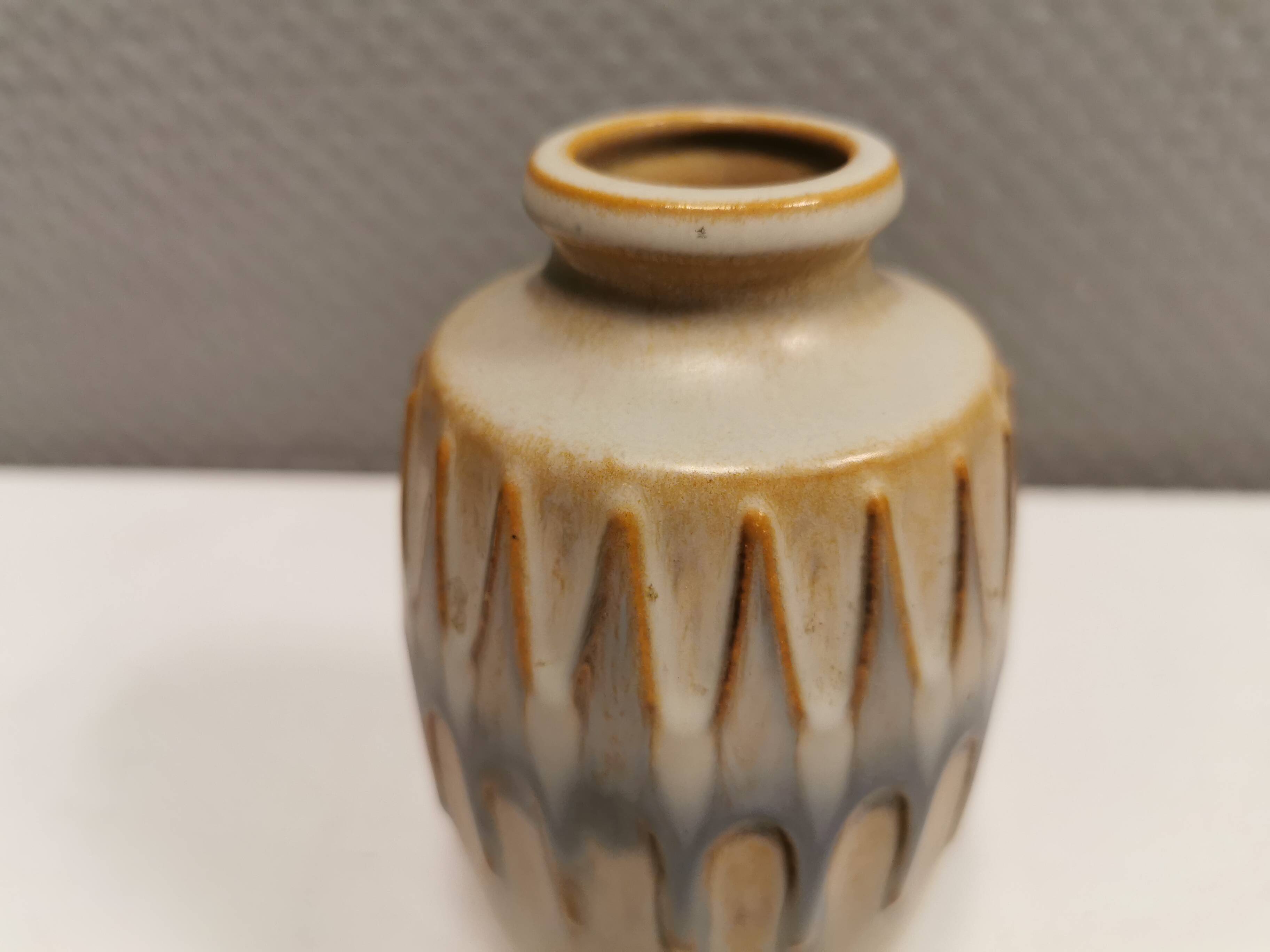 Older vase from Danish Knabstrup (highly recognised Danish ceramic design), Günther Praschak 1960s