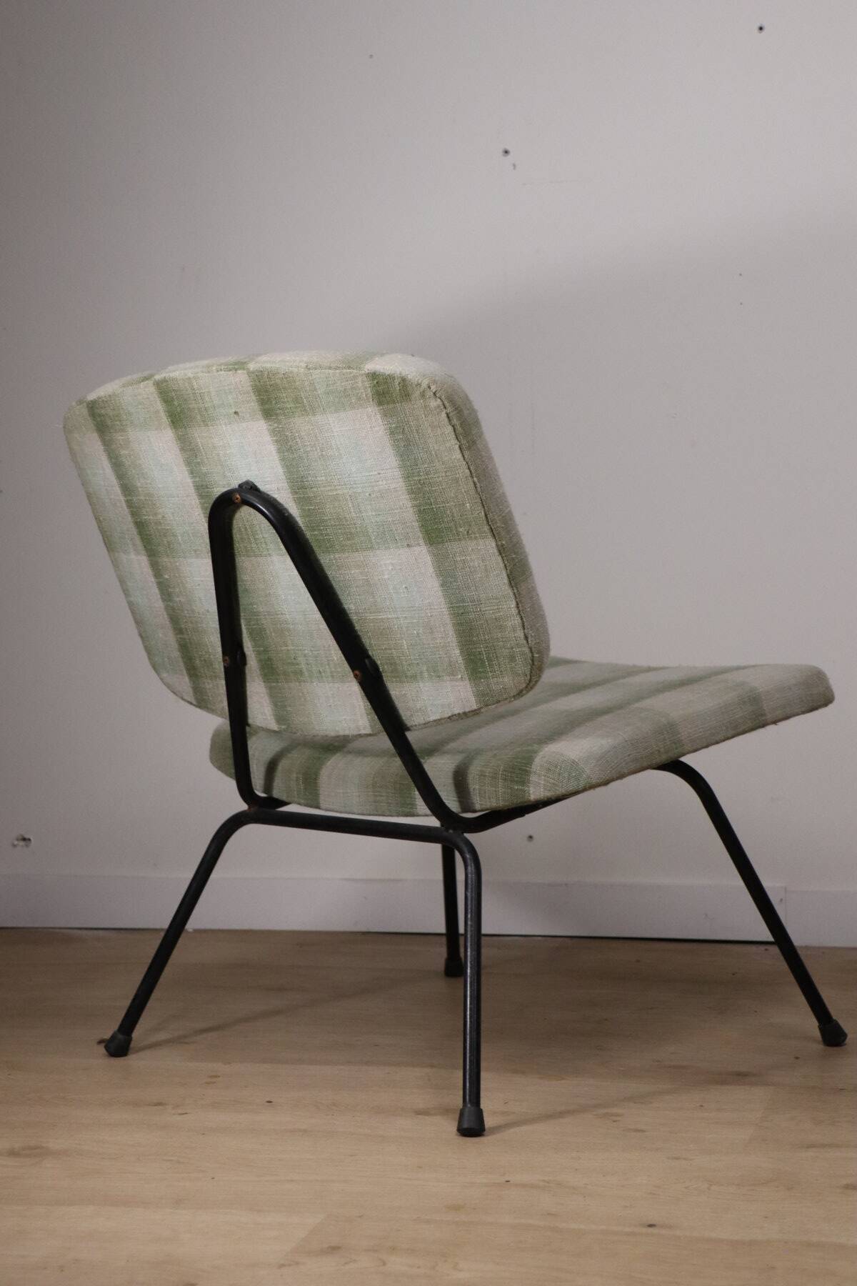 Paire de chauffeuses vintage de Pierre Paulin modèle CM190