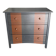 Small two-tone painted chest of drawers