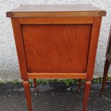 Pair of bedside drawer fluted feet