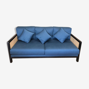2/3-seat canning sofa and blue fabrics