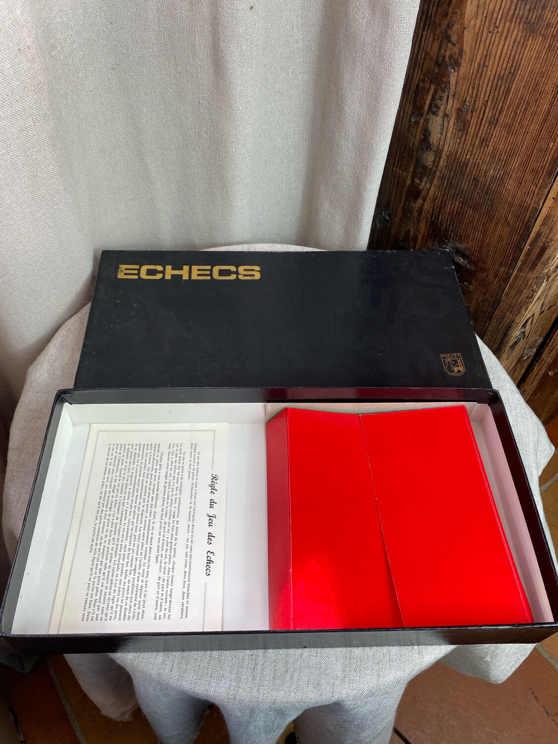 Wooden chess set, Rachez Paris