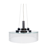 Italian glass lamp , 1980s