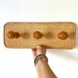 Rattan coat rack and canning