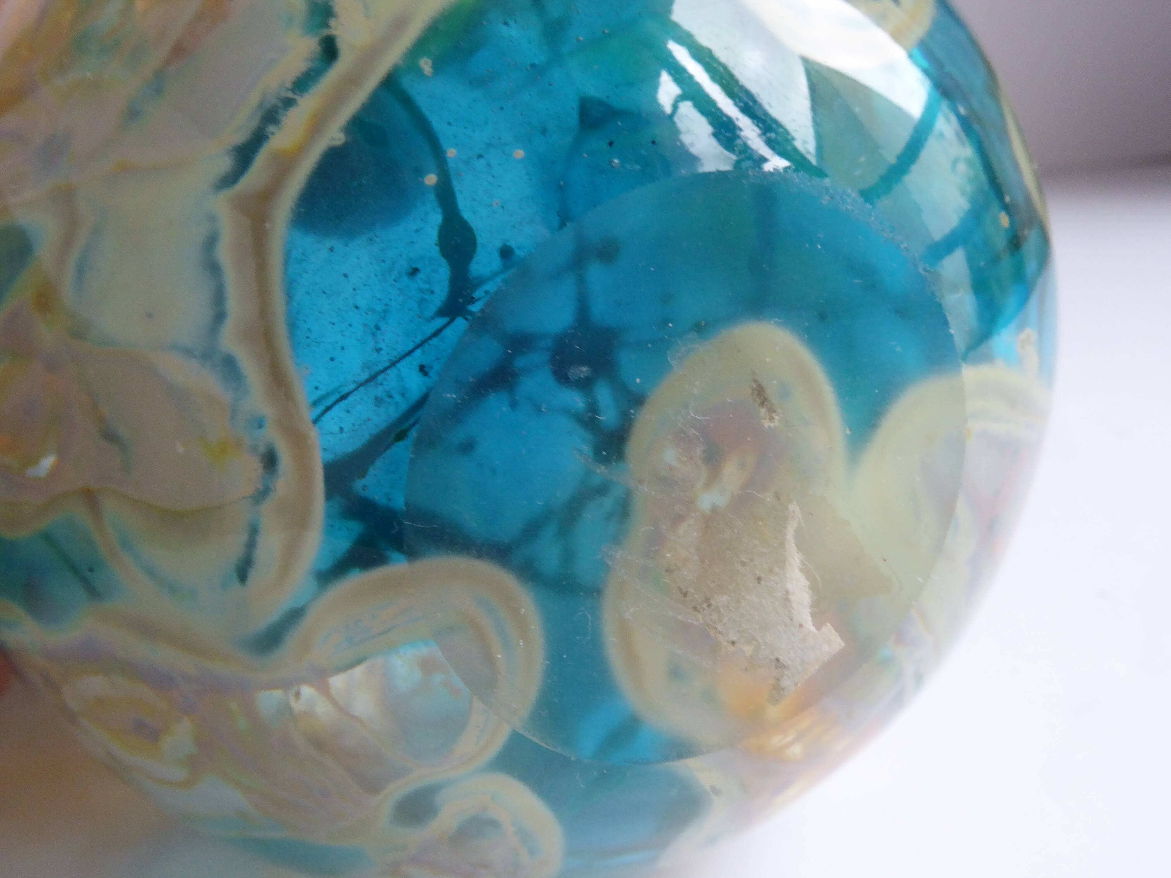 Small molino blown glass vase