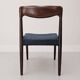 3x Vintage Danish Dyrlund chairs rosewood reupholstered / Scandinavian