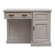 Antique solid wood desk – Country / shabby chic style – 1 drawer and 2 cupboards