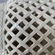 Reticulated pot cover in Italian porcelain