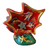Lampe Vallauris vintage en forme de coquillage