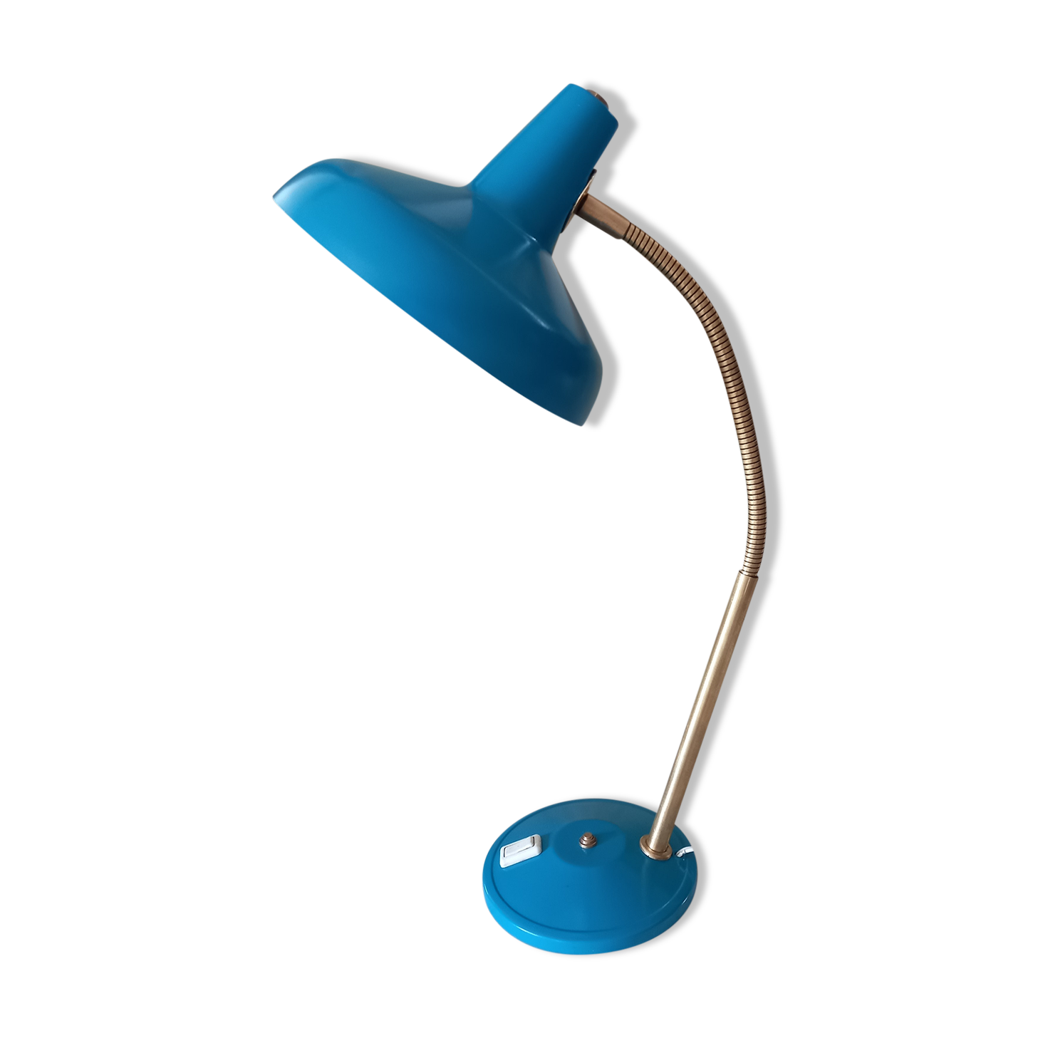Vintage blue desk lamp