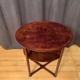 Oval side table no. 960/2 designed by Josef Hoffmann, JJ Kohna, Austria circa 1905