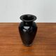 Postmodern black art glass vase by Hans Jürgen Richartz for the Richartz art collection, 1980s.