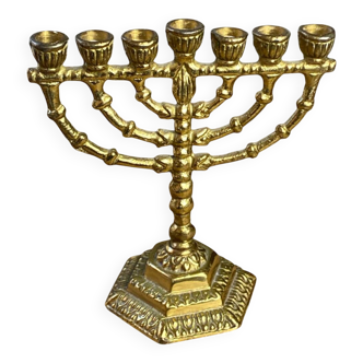 Candle holder, seven-branched menorah, Wainberg