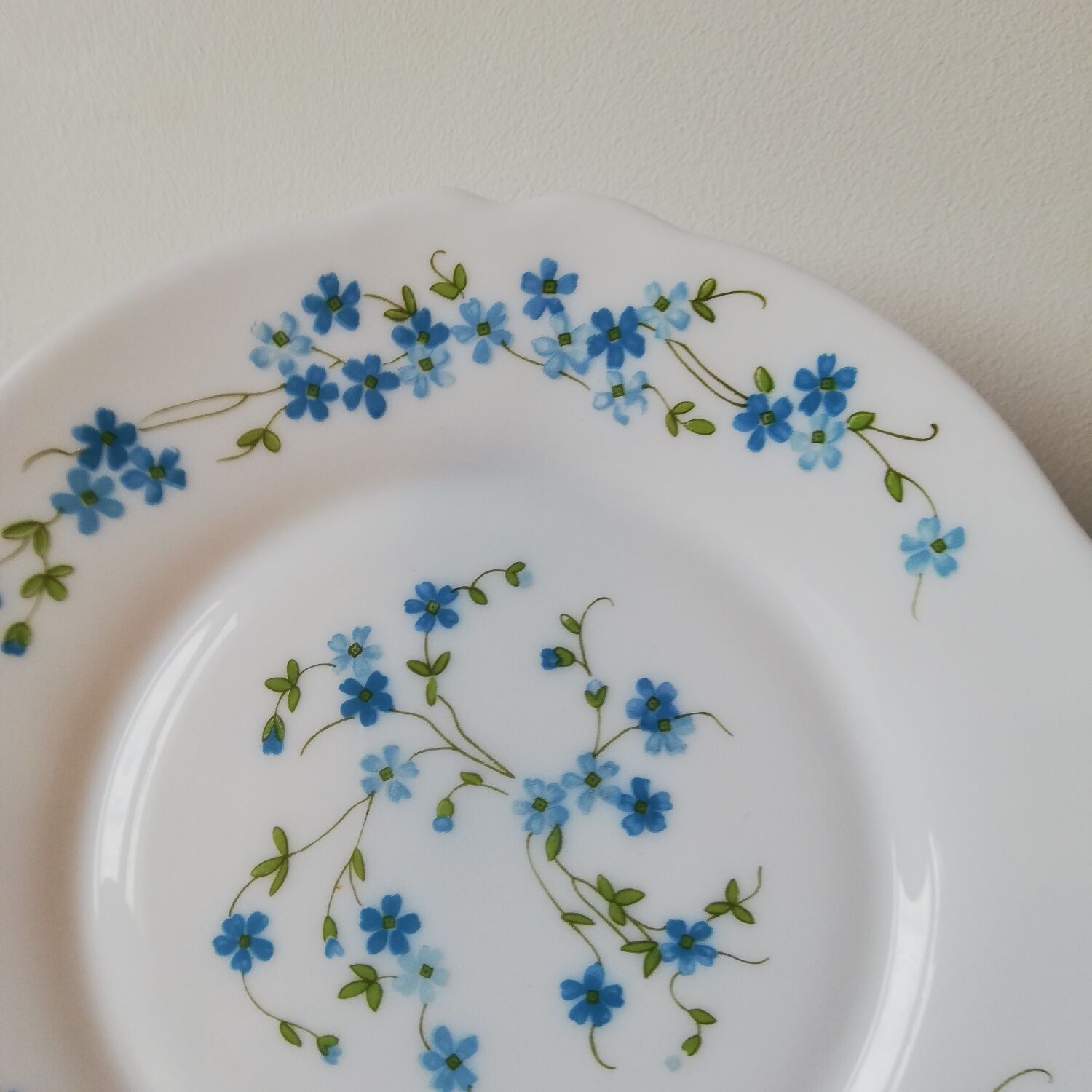 Dessert plate Forget-me-not