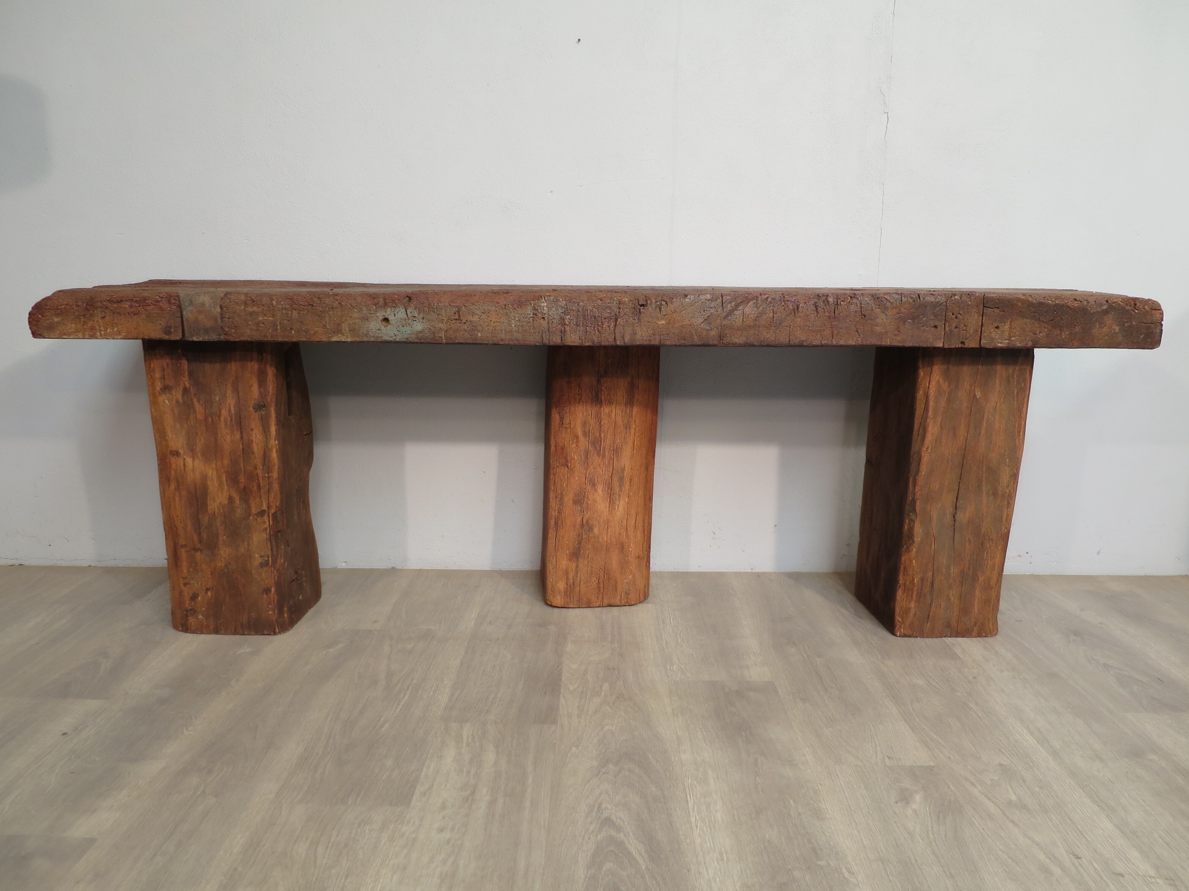 Built-in 1850 rustic console