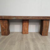 Built-in 1850 rustic console